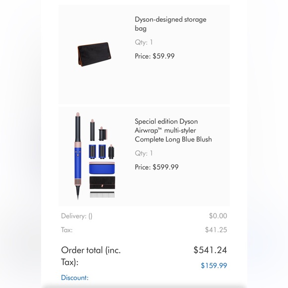 Dyson Airwrap Complete Long in Special Edition Blue - Picture 4 of 8